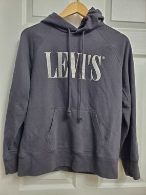Levi's Gray Pull-On Hoodie Sweatshirt - Size S